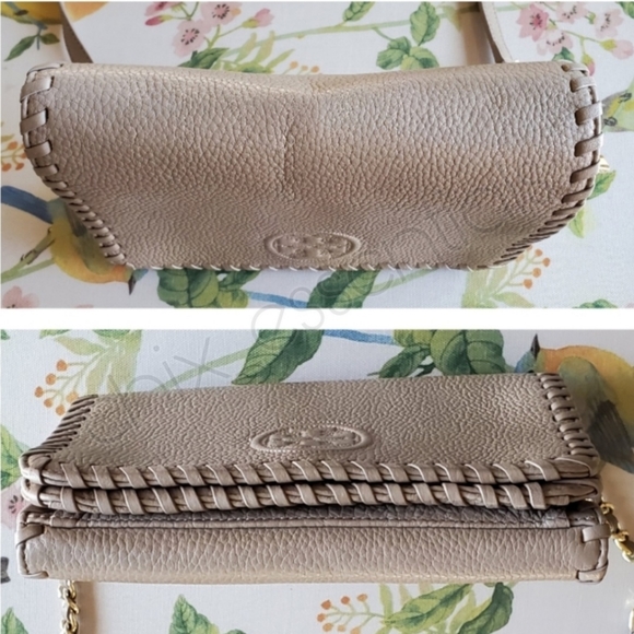 Tory Burch Marion Combo Crossbody - Silver Maple - Picture 6 of 14